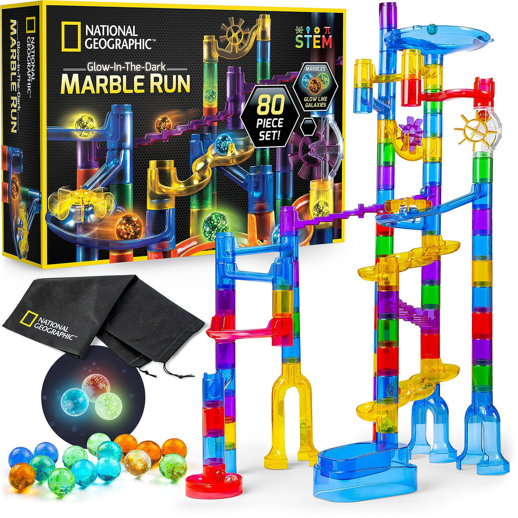 National Geographic Glow-in-the-Dark Marble Run